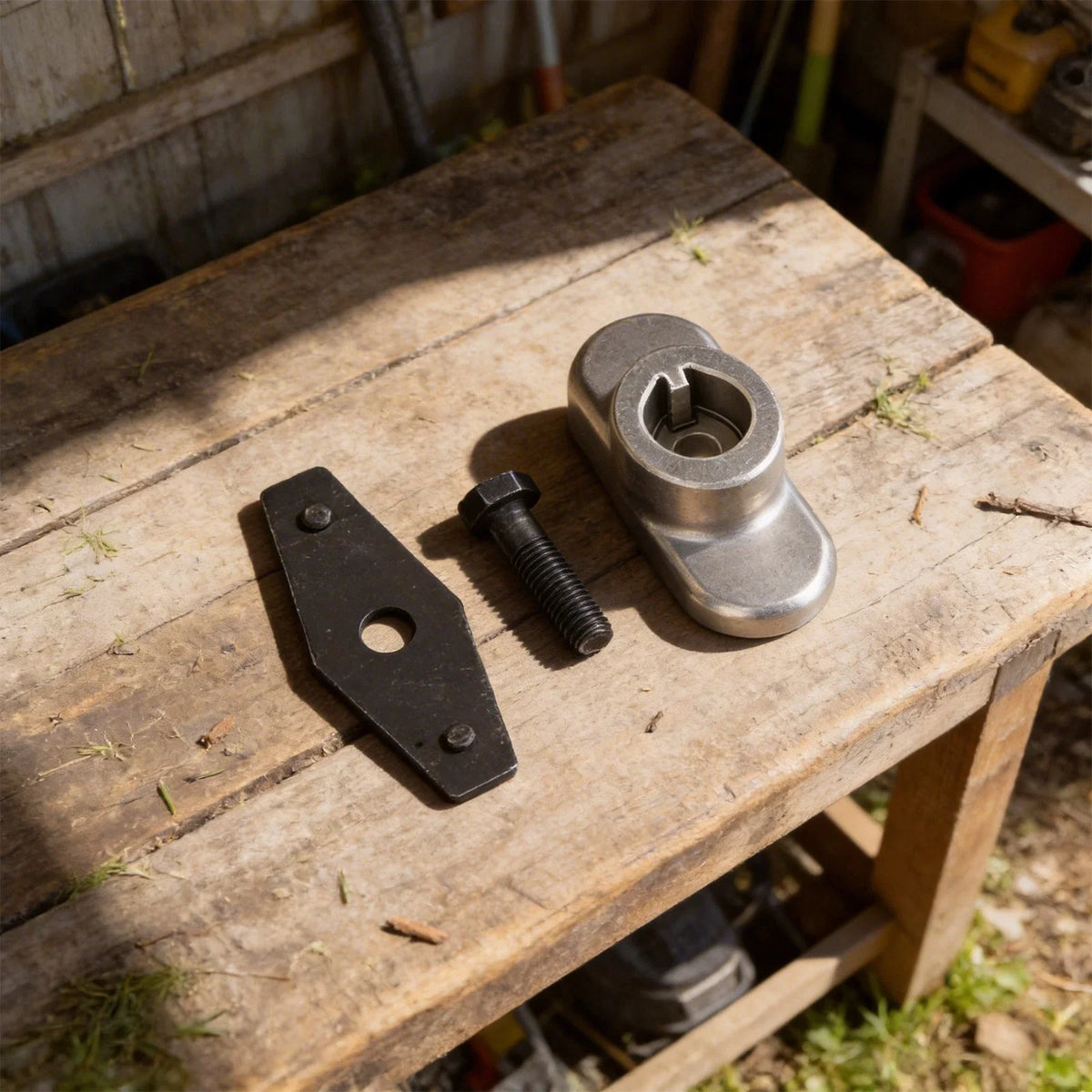 Blade Adapter Kit for Various Mowers (Includes Bolt & Bell Support)