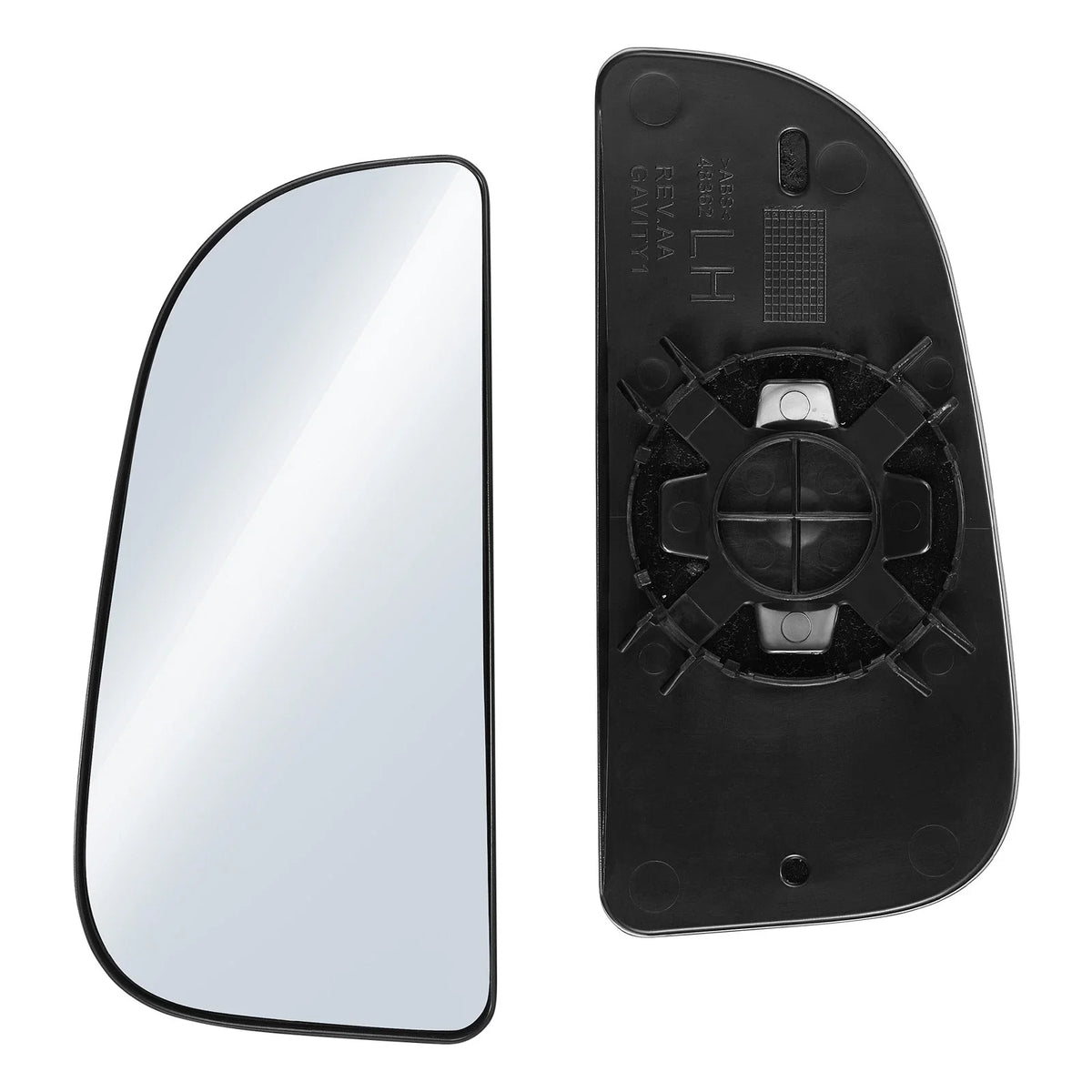 Mirror Glass Outer Convex Left Side for Dodge Ram 1500-5500 (2002-2018)