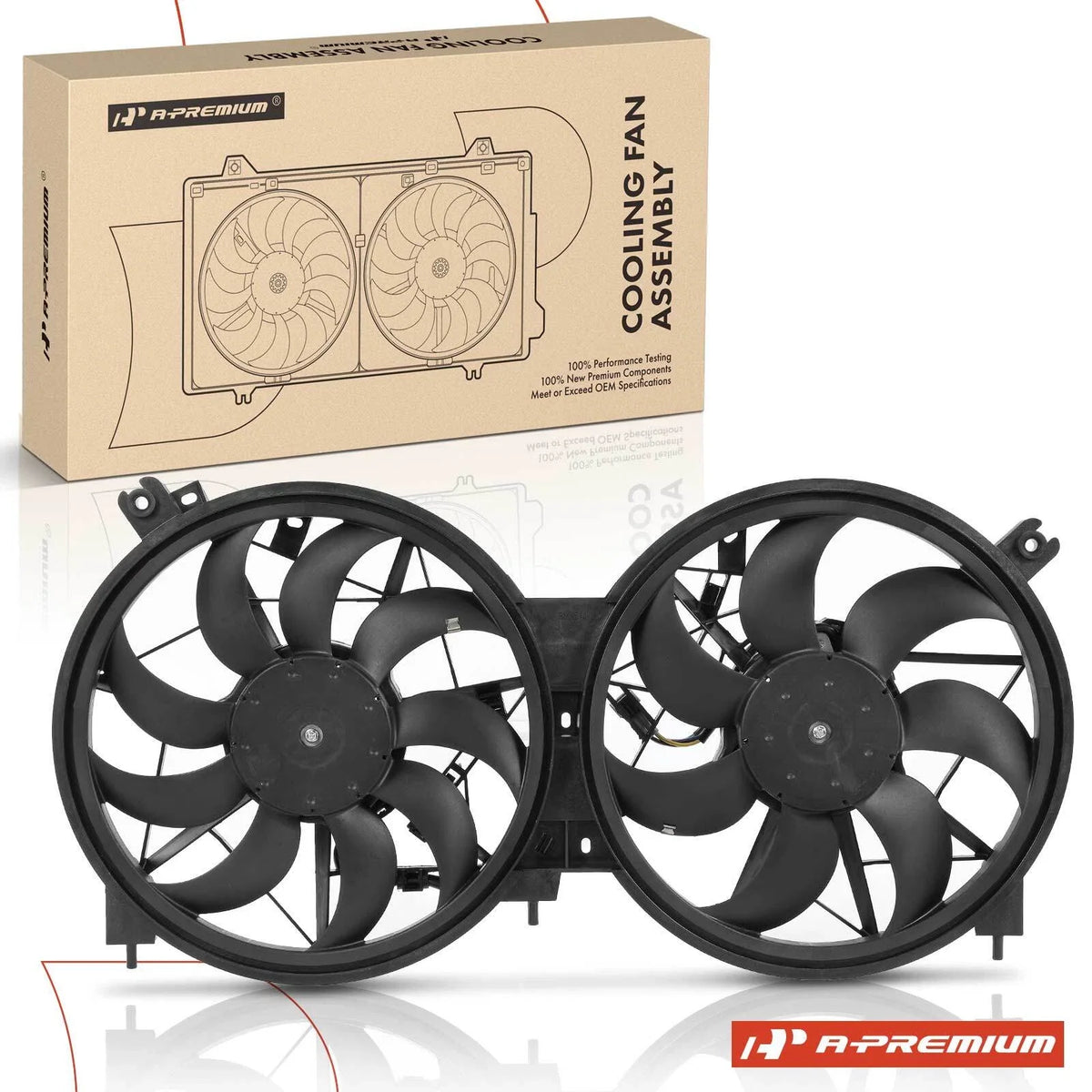 Dual Cooling Fan Assembly for Nissan Murano (2015–2019)