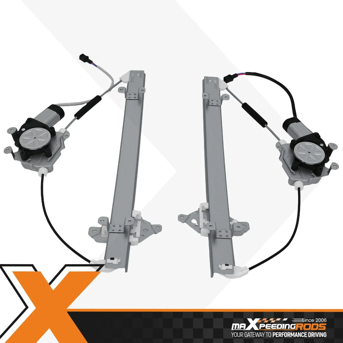 2X Power Window Regulator with Motor for Nissan Frontier Xterra (2005–2015)