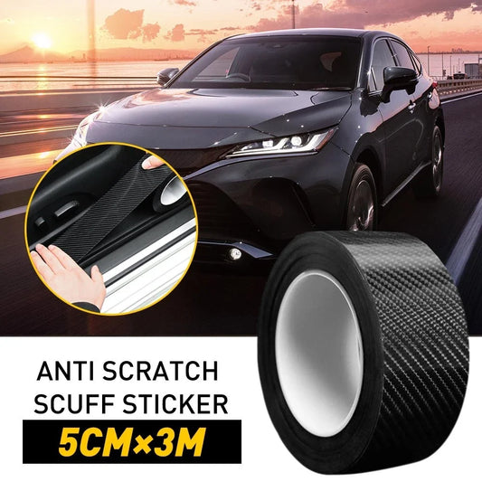 Carbon Fiber Door Sill Protector Tape for