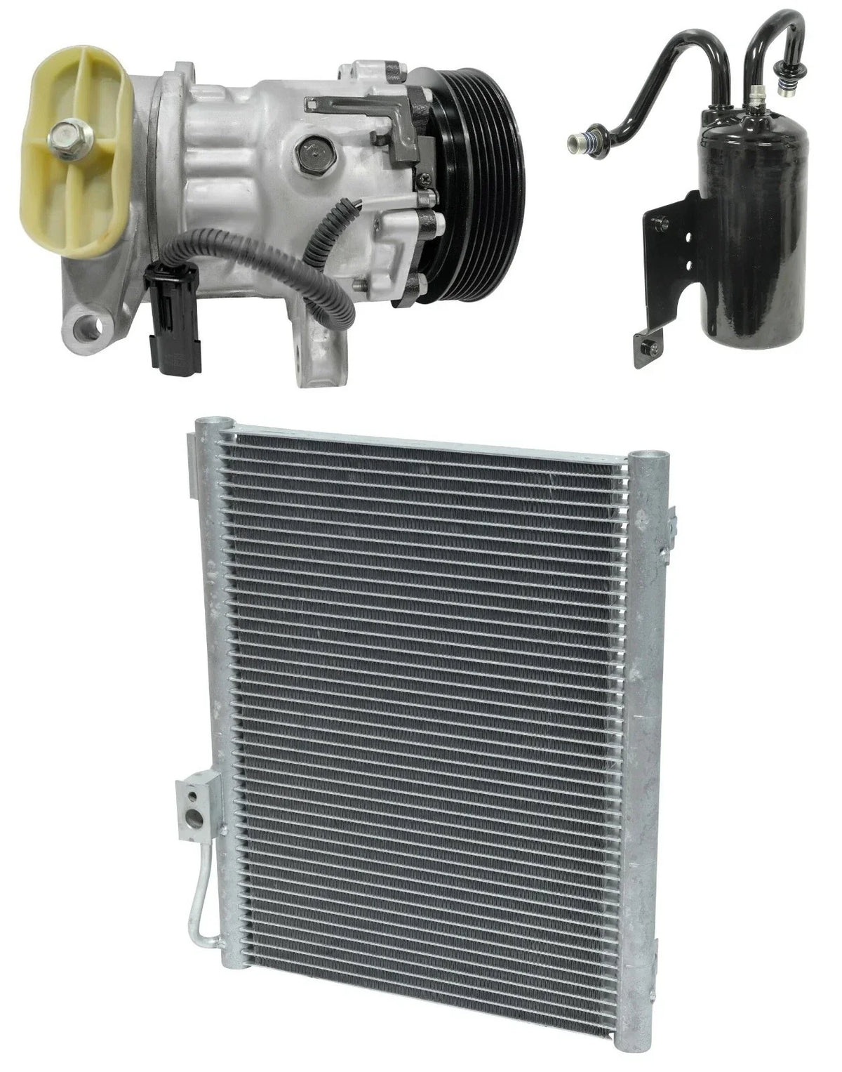 AC Compressor Kit With Condenser for Dodge Ram 1500 3.7L (2002–2008)