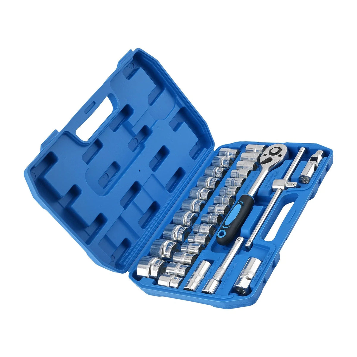 32PC 1/2" Socket Wrench Set for Universal Use (Chrome Vanadium)