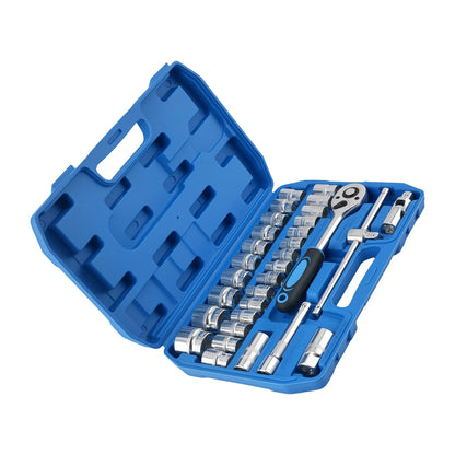 32PC 1/2" Socket Wrench Set for Universal Use (Chrome Vanadium)