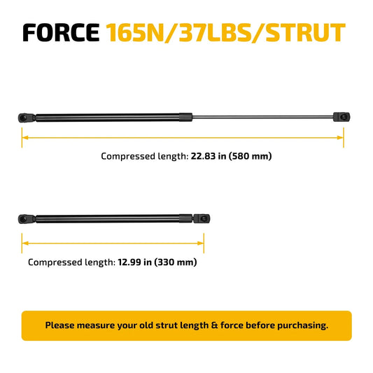 C16-20877 Gas Shock Spring Lift Support for Boat Hatch Cover (23 Inch)