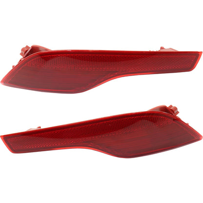 Bumper Reflector Set for Honda CR-V (2017) Rear Left & Right CAPA 2Pc