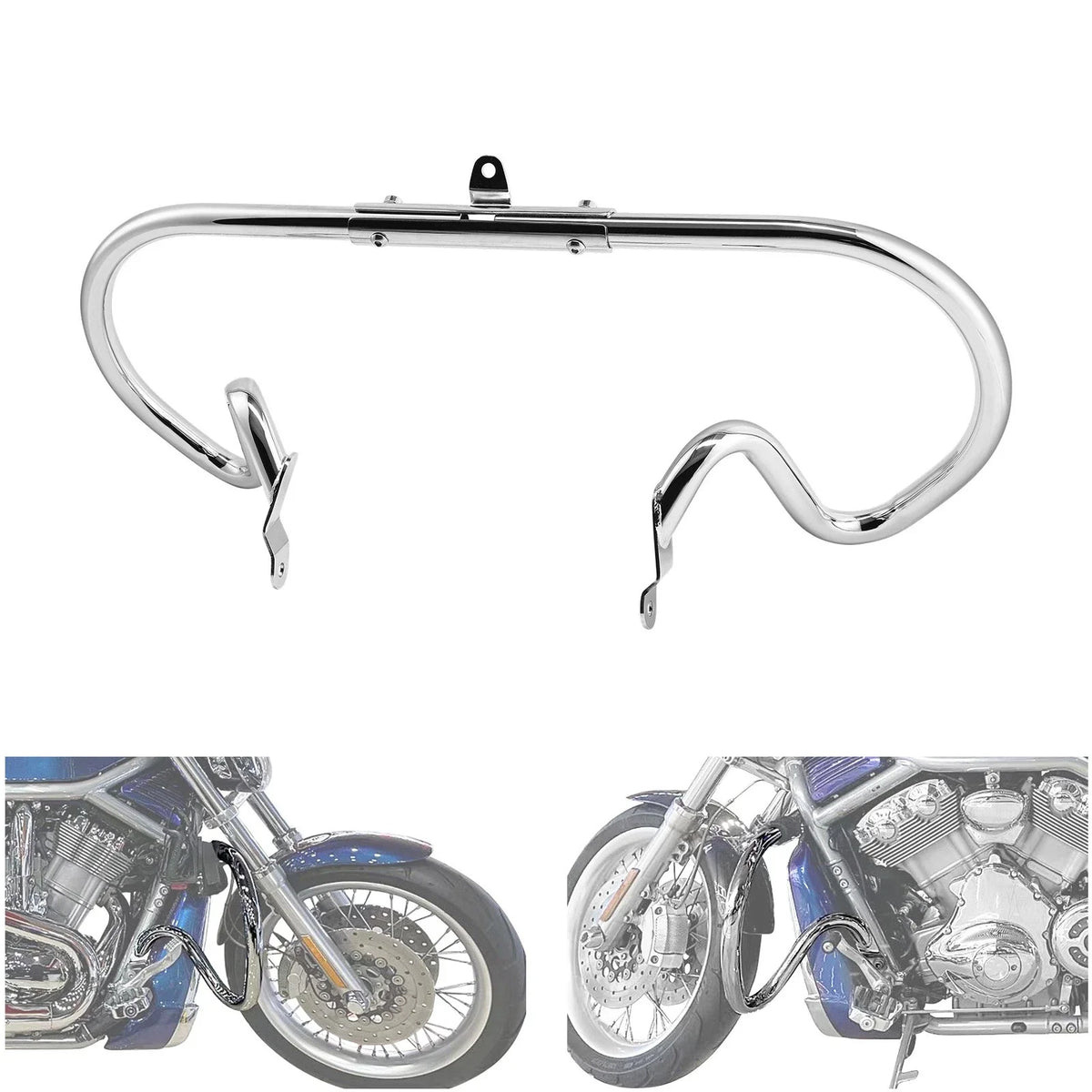 Chrome Engine Guards for Harley Davidson V Rod (2002–2017)