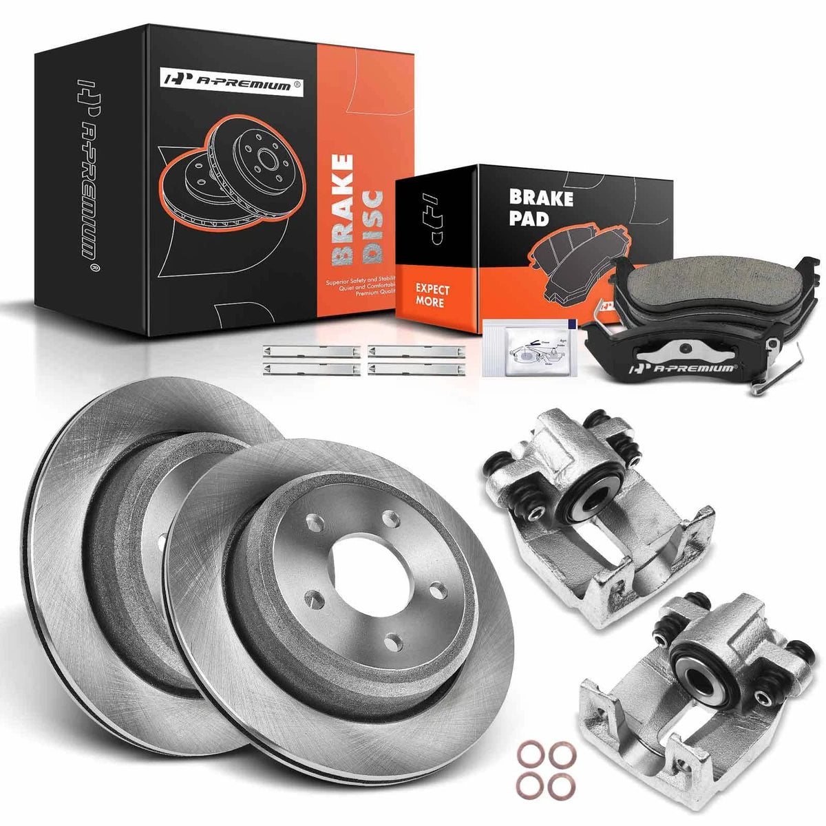 Rear Disc Brake Rotors & Pads for Ford Ranger