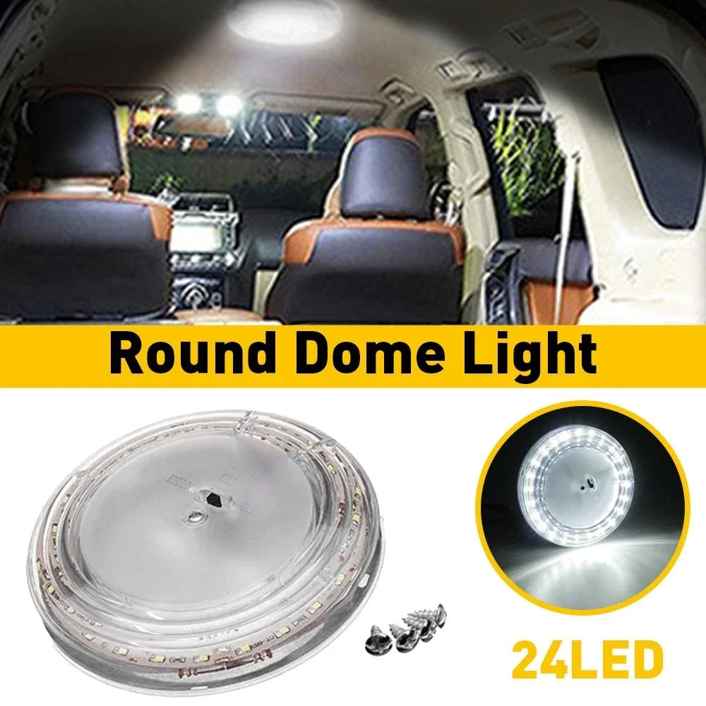 LED Ceiling Dome Light for RV Camper Trailer Marine (12V)