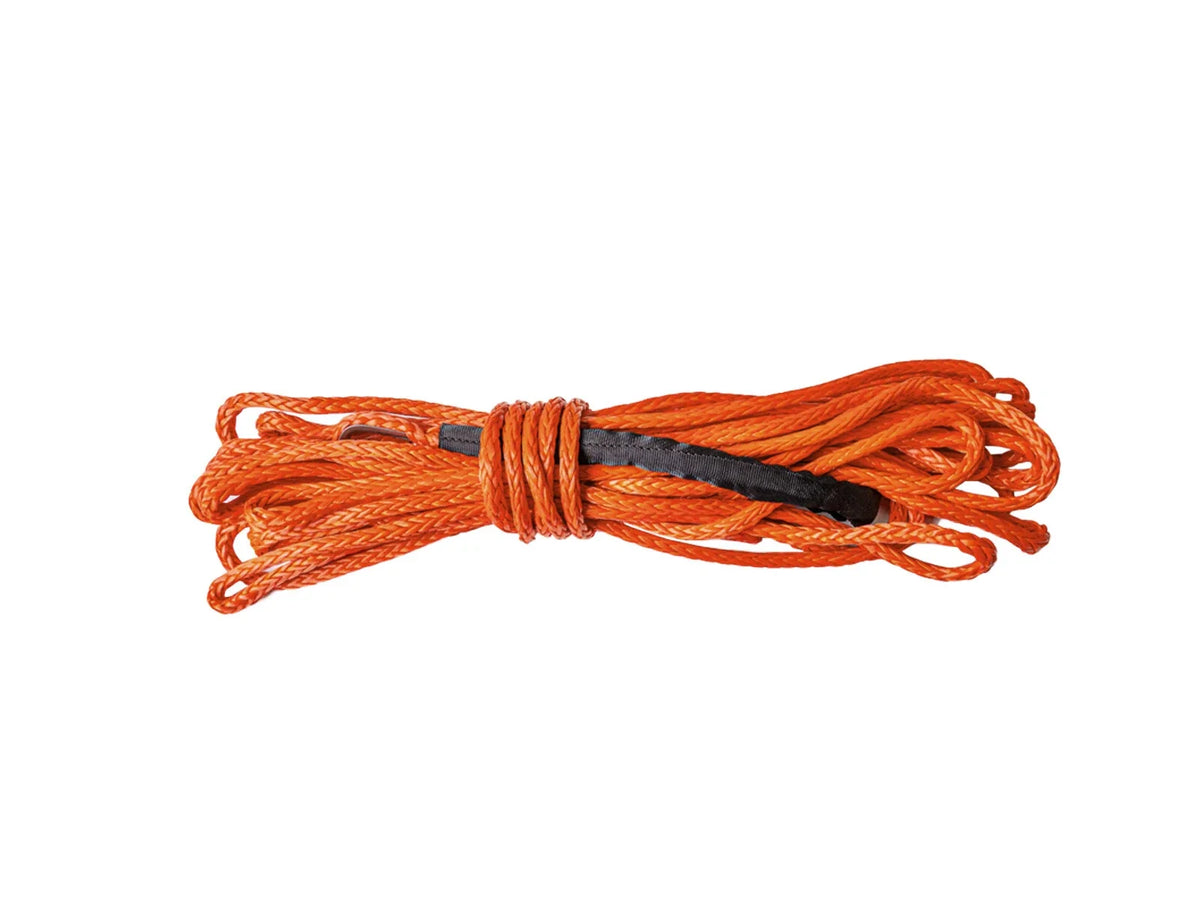 Synthetic Winch Rope for Black Ops Winch (50 ft) - Orange