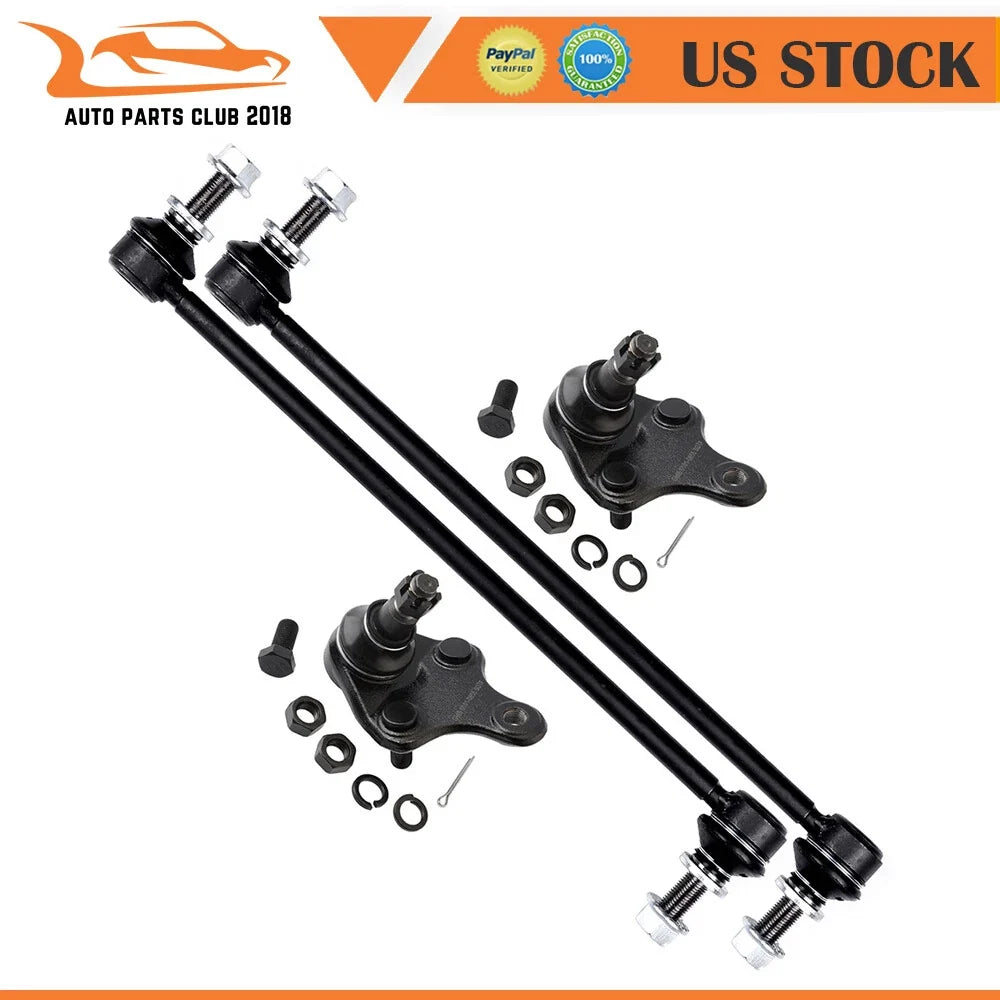Set of 4 Front Lower Ball Joints for Toyota RAV4 (2006–2017)