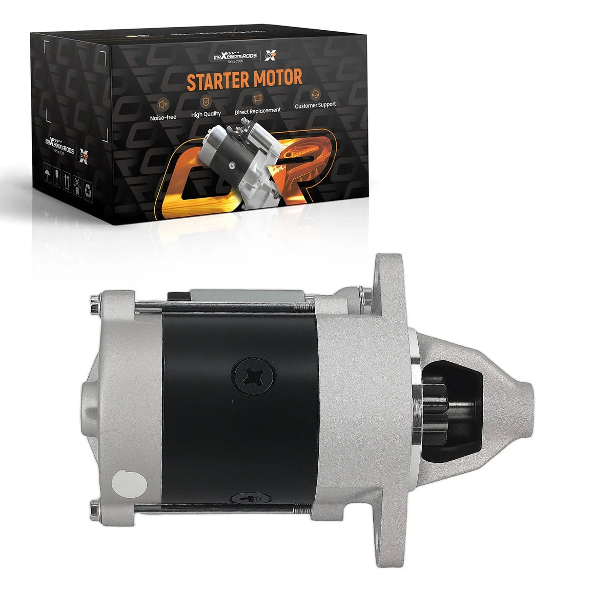 CW 9 Teeth Starter Motor 12V for Kawasaki Mule 500/520/550 (1990–2004)