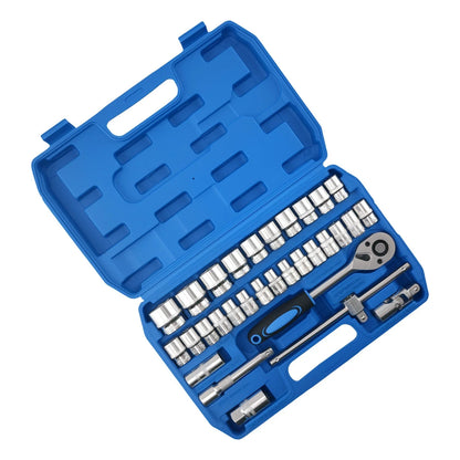 Universal Use 32PC 1/2" Socket Wrench Set - Chrome Vanadium Material