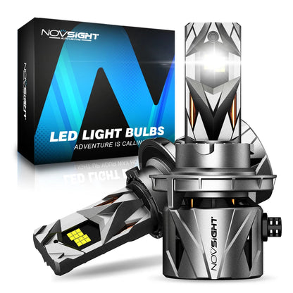 LED Headlight Bulbs H13 (2X, 60000LM, 240W) for NOVSIGHT Vehicles