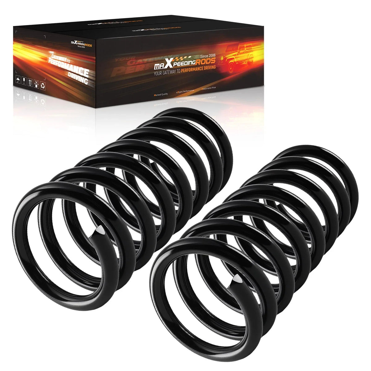 2pc Rear Coil Springs CC81067 for Honda Odyssey (2005–2010) V6 3.5L
