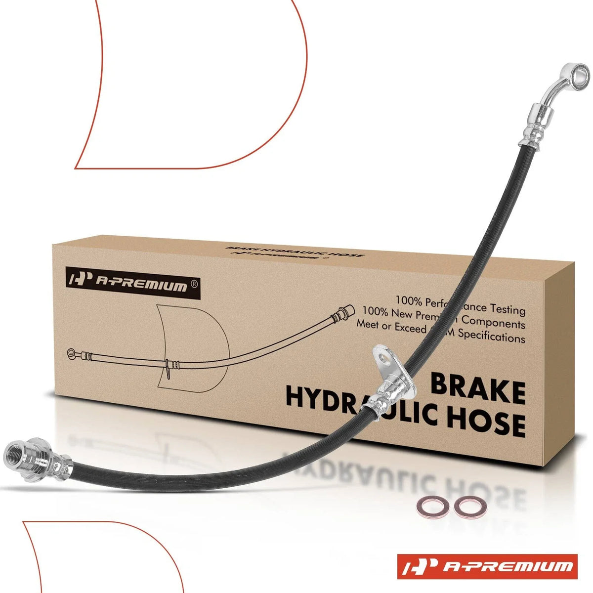 Rear Left Brake Hydraulic Hose for Honda Element (2003–2011)