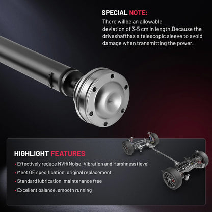 Front Drive Shaft 2007-2010 4.7L/5.7L for Jeep Commander Grand Cherokee 938-137