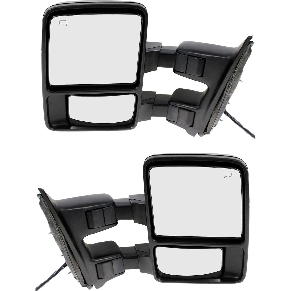 Tow Mirror Set for Ford F250 Super Duty (2010–2016) Power Heated