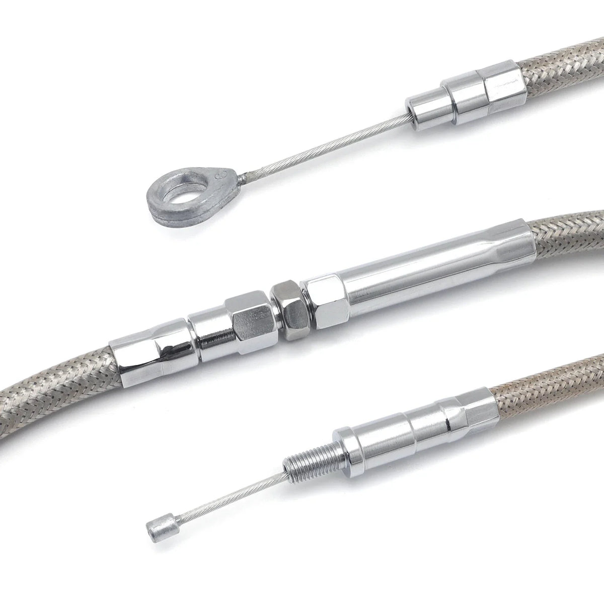Stainless Braided Clutch Cable for Harley Electra Glide (2002–2006)