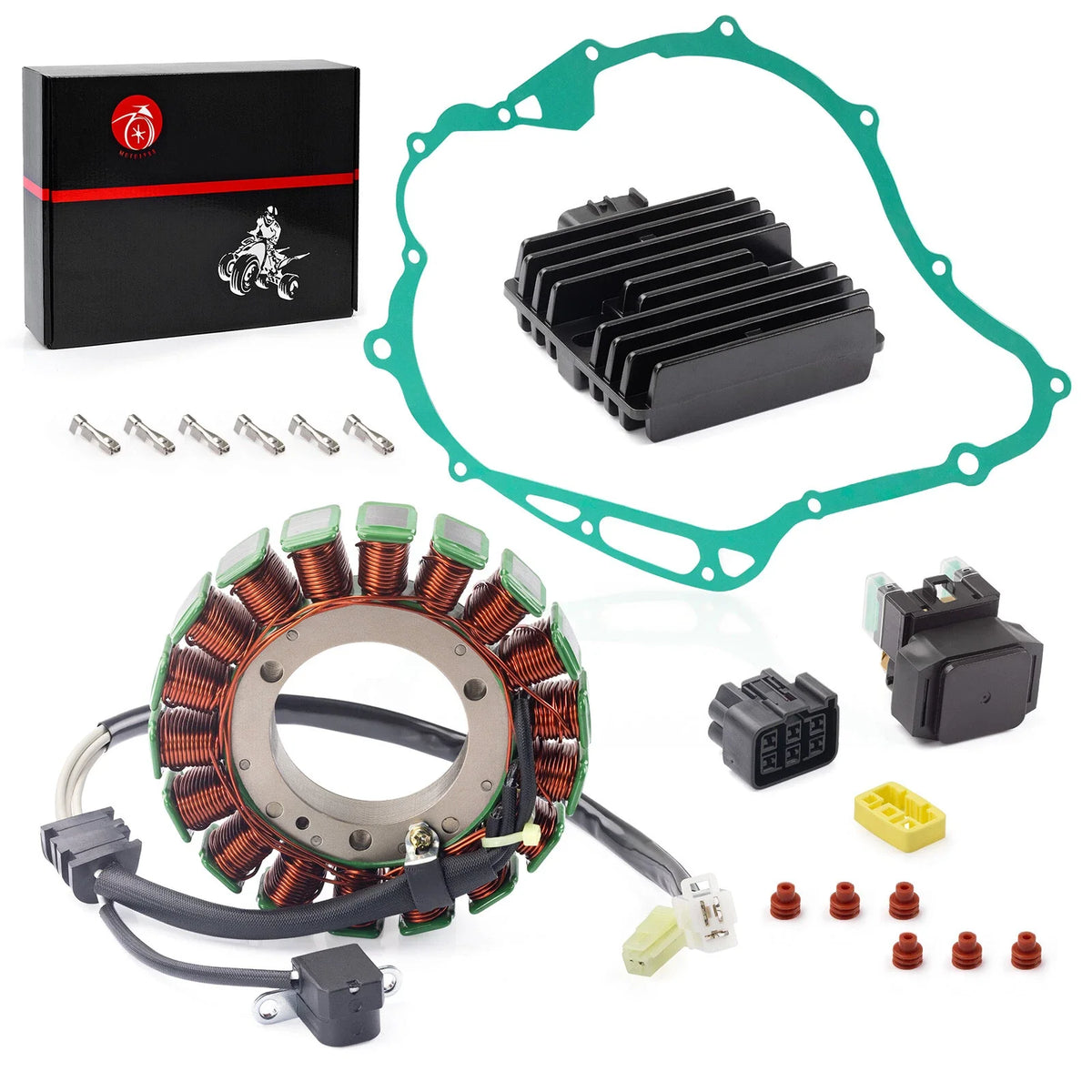 Stator Relay Rectifier with Gasket for Yamaha Vstar 1100 (2004–2009)