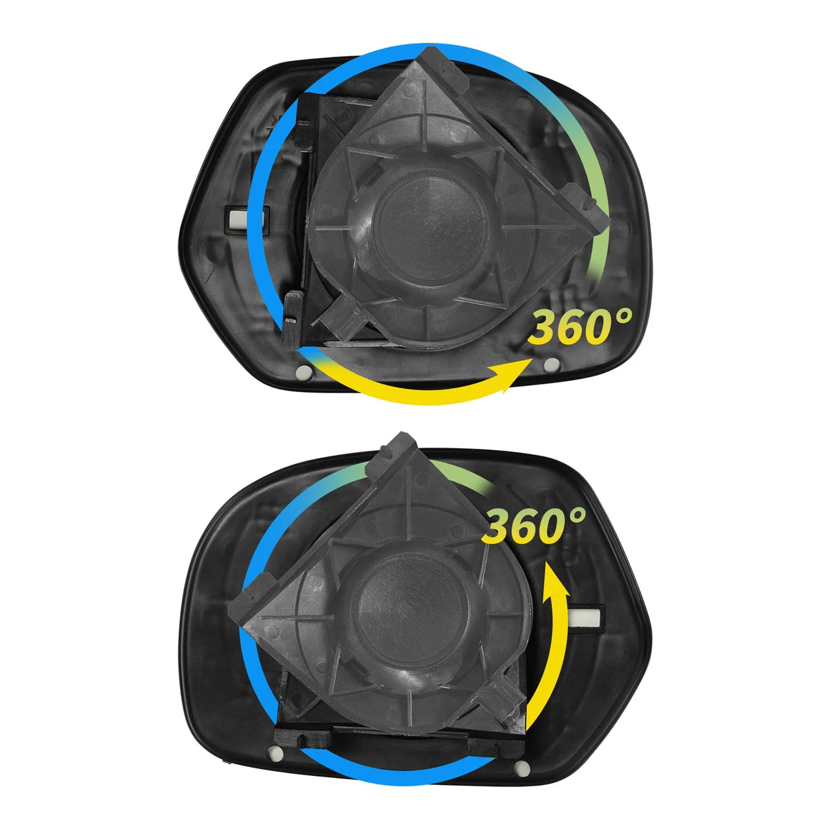 Set of 2 Rear View Side Mirrors for Honda GoldWing F6B (2013–2017)