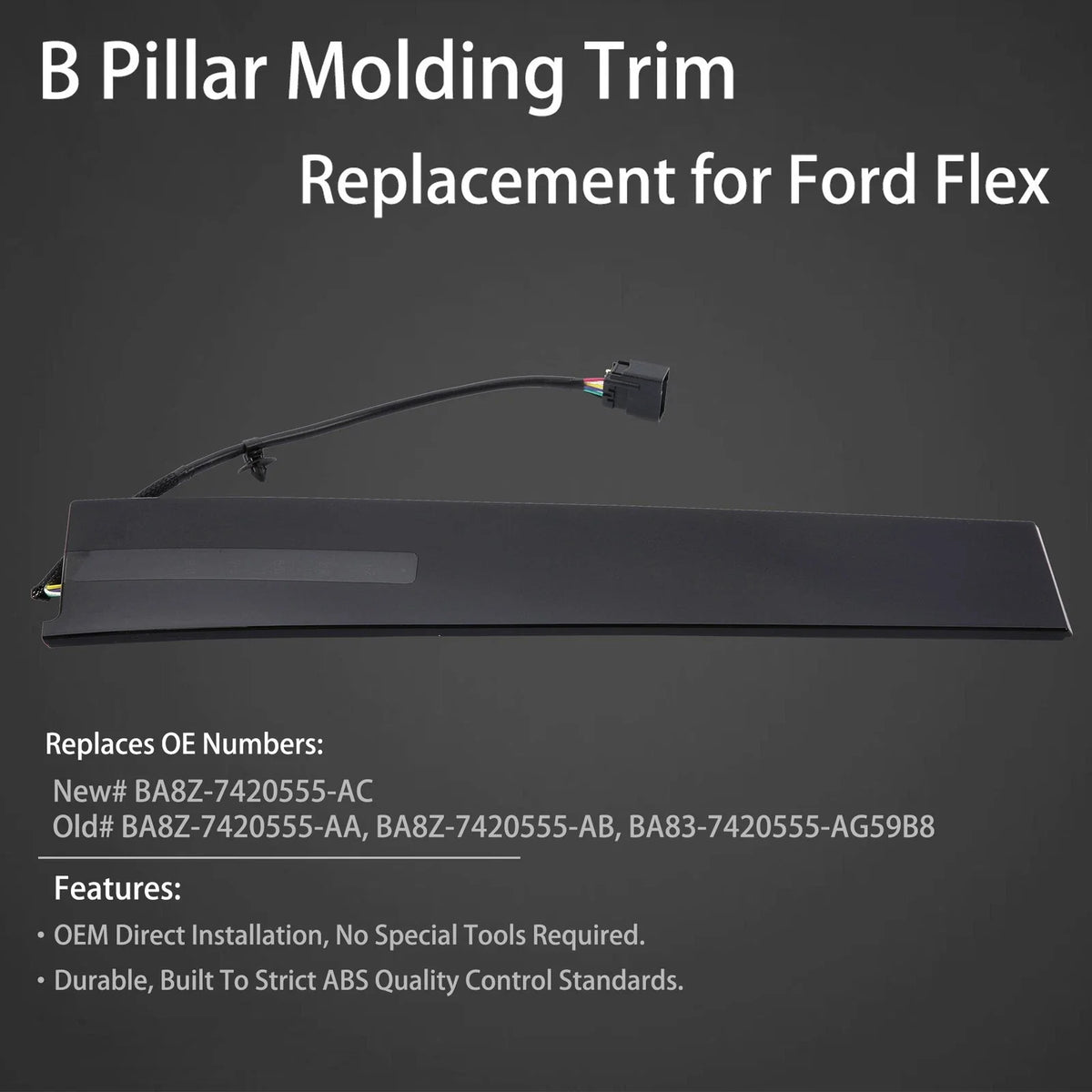 Keypad Door Entry Trim Left Side for Ford Flex (2010–2019)