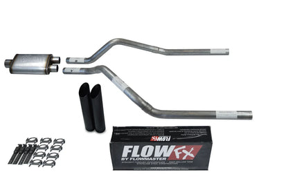 Dual Exhaust Kit with Flowmaster FX Black Tip for 1992-1994 Blazer