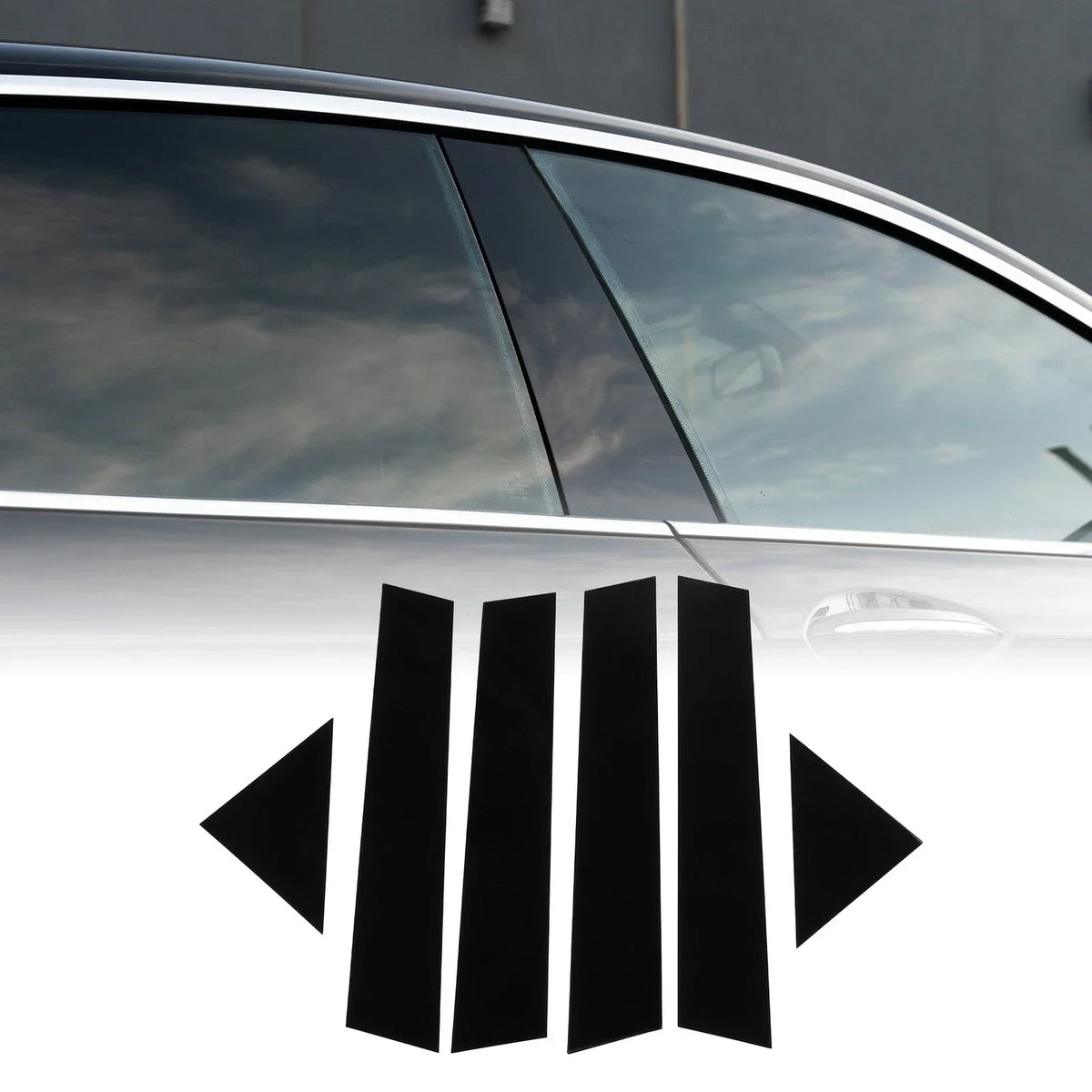 Pillar Window Trim Covers for Chrysler 300 & 300C (2005-2010) - 6 Pack