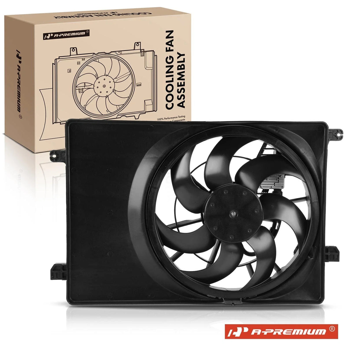 Cooling Fan Assembly with Shroud for Kia Sportage (2017–2022)