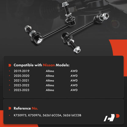 Pair of Rear Stabilizer Links (2X) for 2019-2023 Nissan Altima