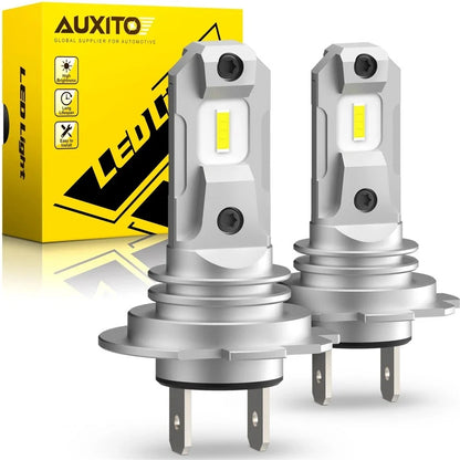 LED Fog Light Bulb Set H7 2X 16W 1700LM 6500K for High Low Beam