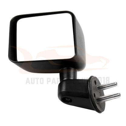 Left Driver Side View Mirror, Manual Fold for Jeep Wrangler (2007-2017)