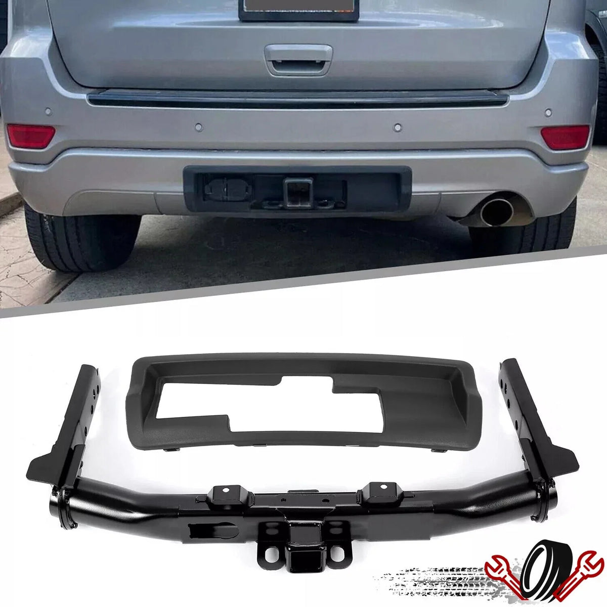 Class 4 Rear Trailer Hitch Receiver for Jeep Grand Cherokee (2011–2022)