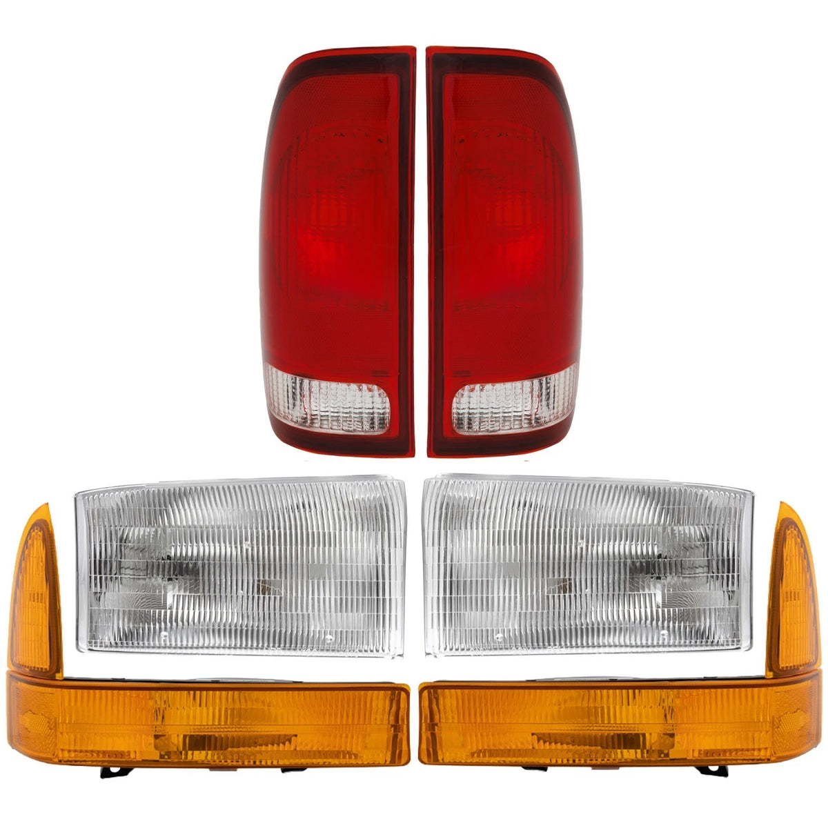 Headlight Tail Light Kit for Ford F-250 Super Duty (1999–2001)