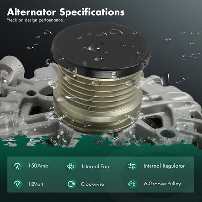 150A Alternator for C250 L4 1.8L (2012–2015) Mercedes-Benz 014-154-15-02