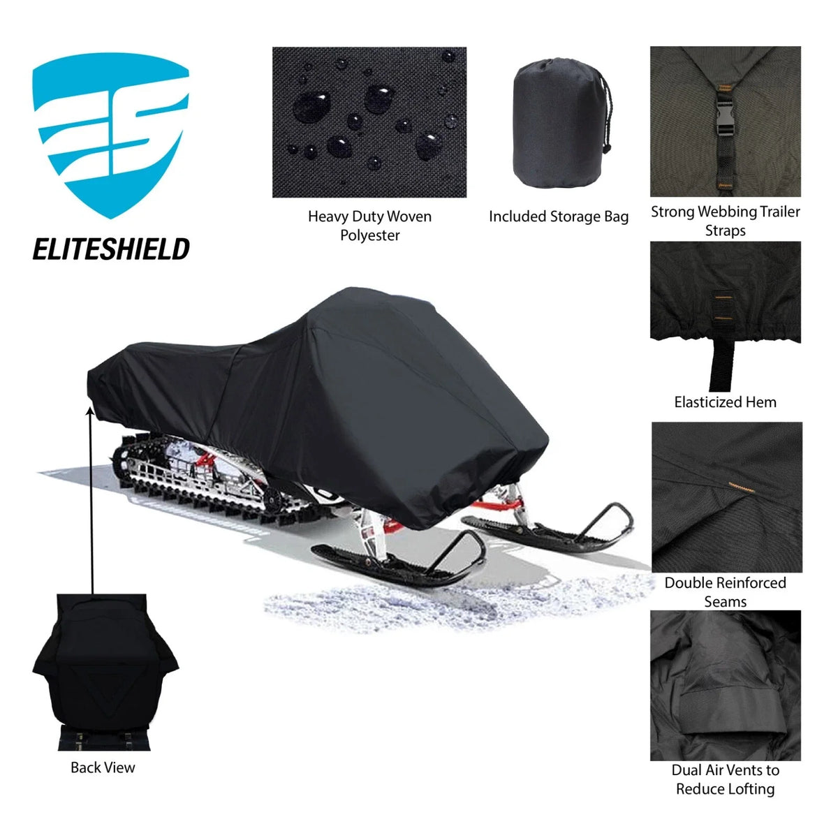 Heavy Duty Storage Snowmobile Sled Cover for Arctic Cat Panther