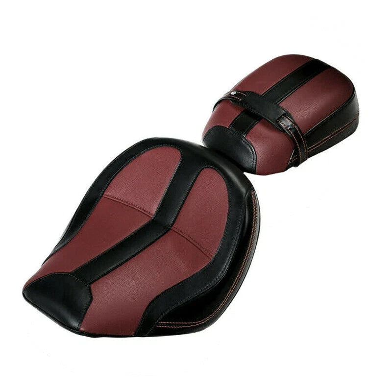 Passenger Driver Seat for Indian Scout Sixty 2015-2023 - Black Burgundy