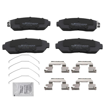 Set of 4 Front Ceramic Brake Pads for Honda CR-V/Crosstour (2012–2022) D1521