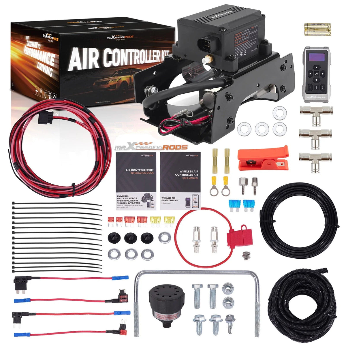 Wireless Air Shock Controller Kit for Trailers and Vans (120 psi Max)