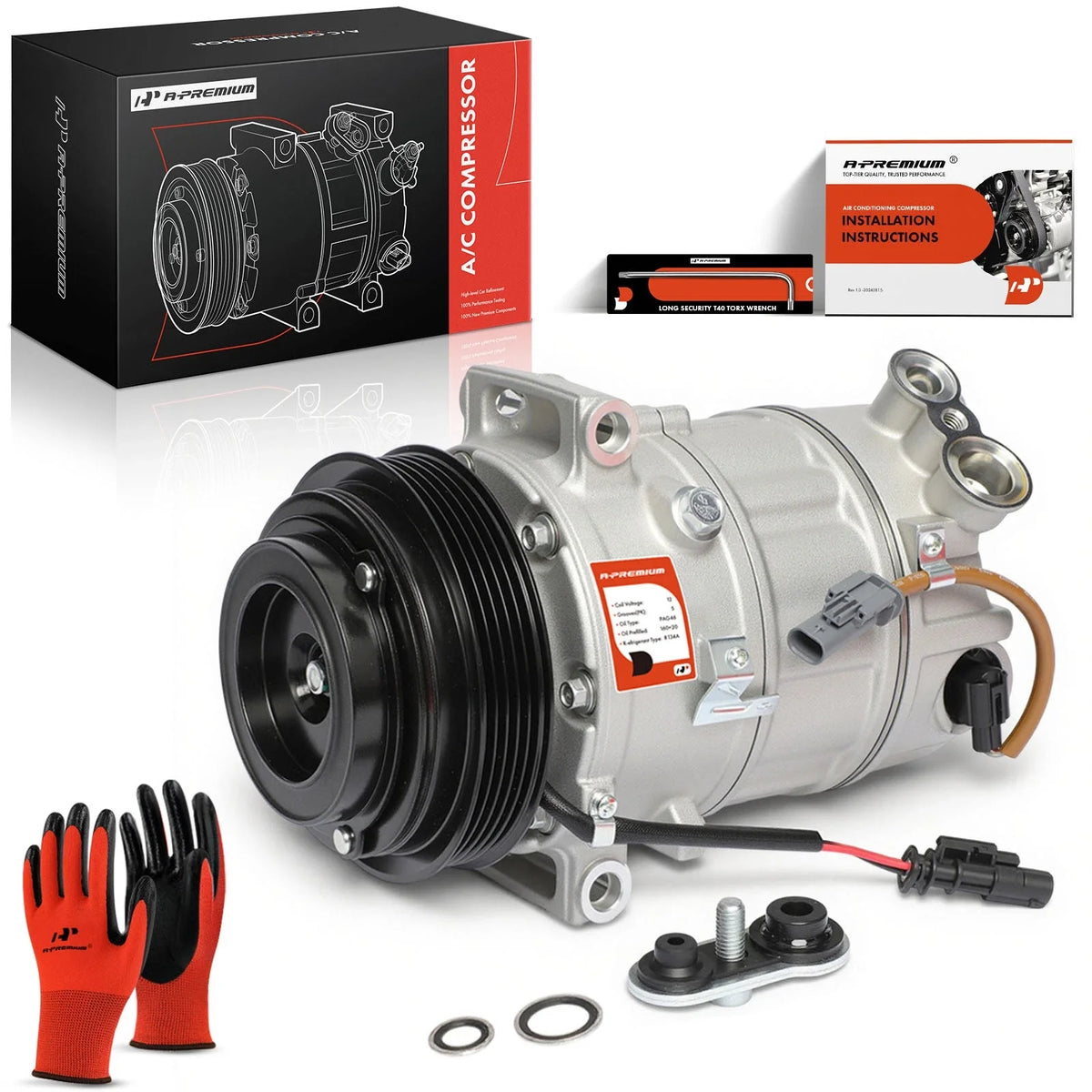 A/C Compressor with Clutch for Buick Regal (2012)