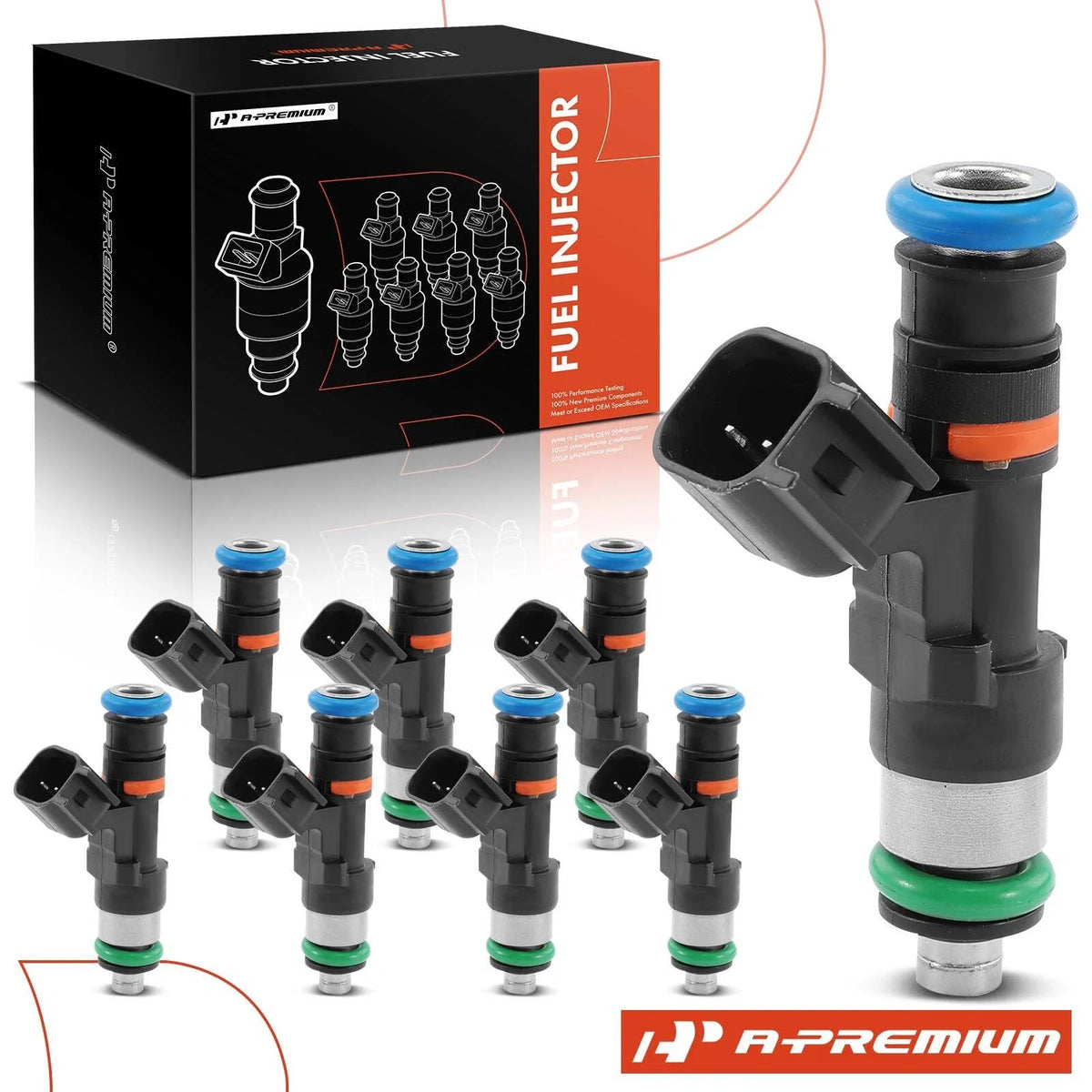 8x Fuel Injectors for Ford Mustang (2007–2012) V8 5.4L