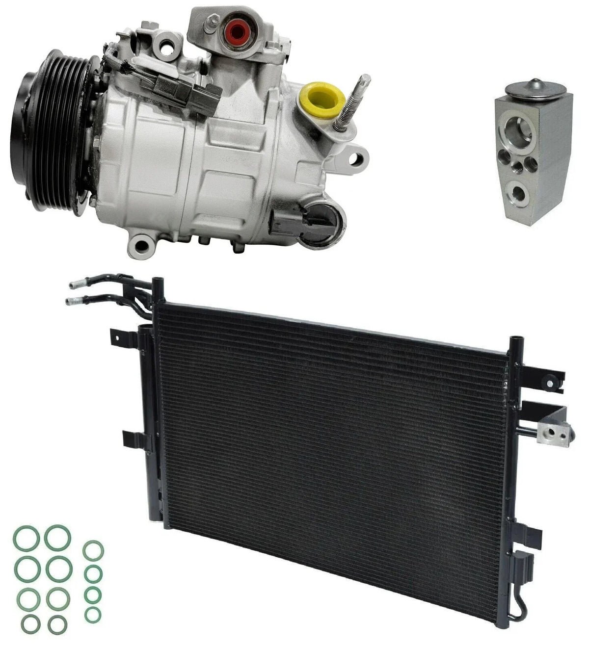 A/C Compressor Kit with Condenser for Lincoln MKT 3.7L V6 (2019–2019)