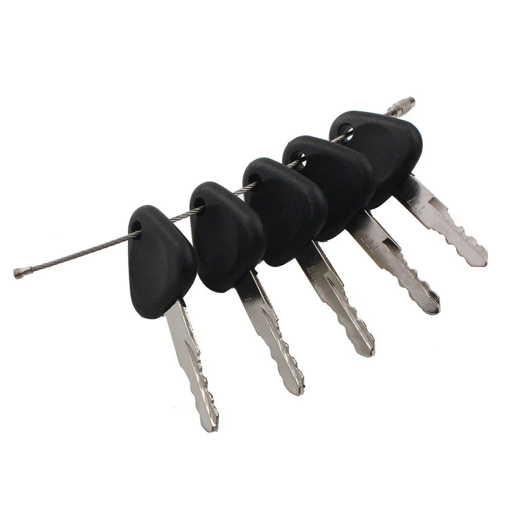 5 Ignition Keys Set for Heavy Equipment Volvo Excavator Grader Dozer