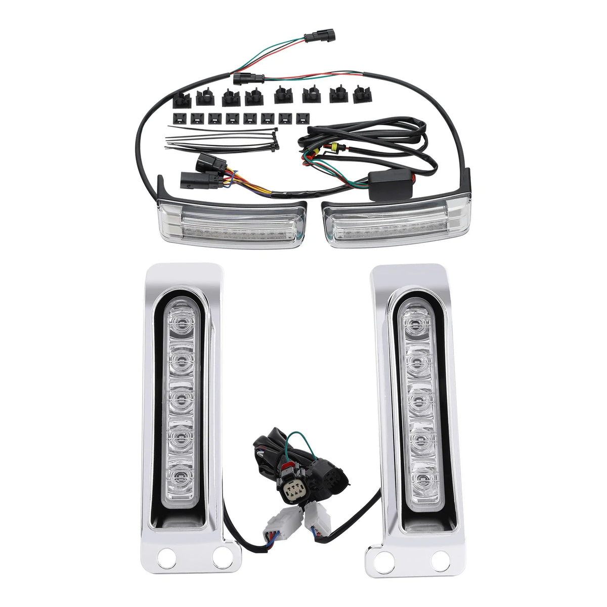 Saddlebag LED Inserts for Harley Touring Models 2014-2024