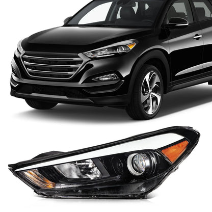 Left Side Headlight for Hyundai Tucson (2016-2018) Driver Assembly