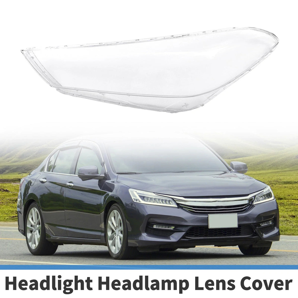 1 Pcs Headlight Lens Cover for Hyundai Tucson (2015–2018) PC Clear