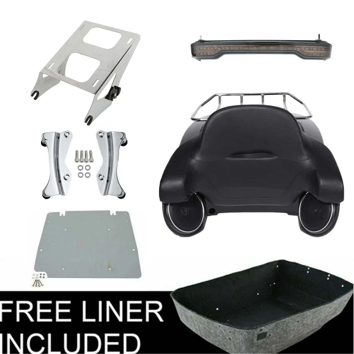 Trunk Speakers for Harley Touring Electra Glide 2014-2025