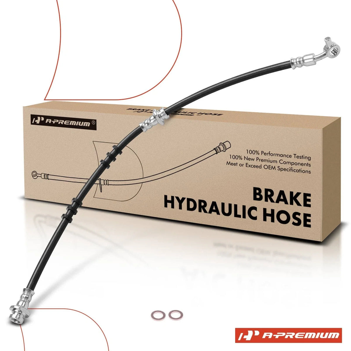 Front Right Brake Hydraulic Hose for Nissan Maxima (2002–2003)