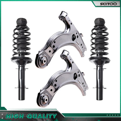 Front Struts w/ Coil Spring & Lower Control Arm for VW Jetta Golf Beetle