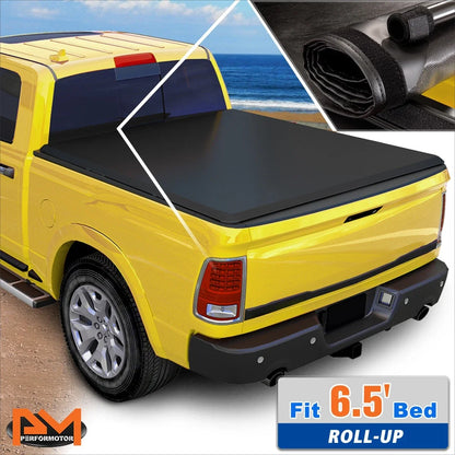 Tonneau Cover Vinyl Soft Top Roll-up for Ford Super Duty 6.5ft (1999–2016)